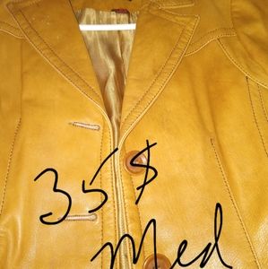 Ladies leather and suede coats